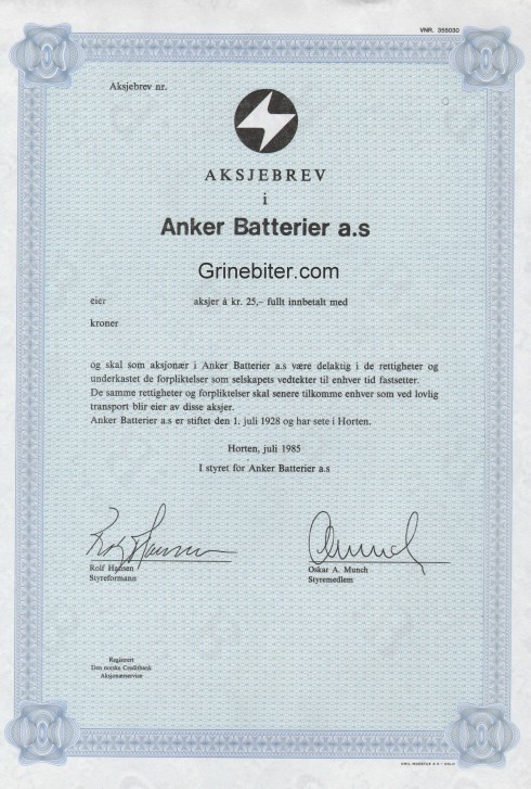 Anker Batterier


