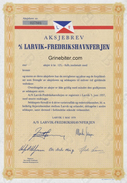 Larvik-Fredrikshavnferjen


