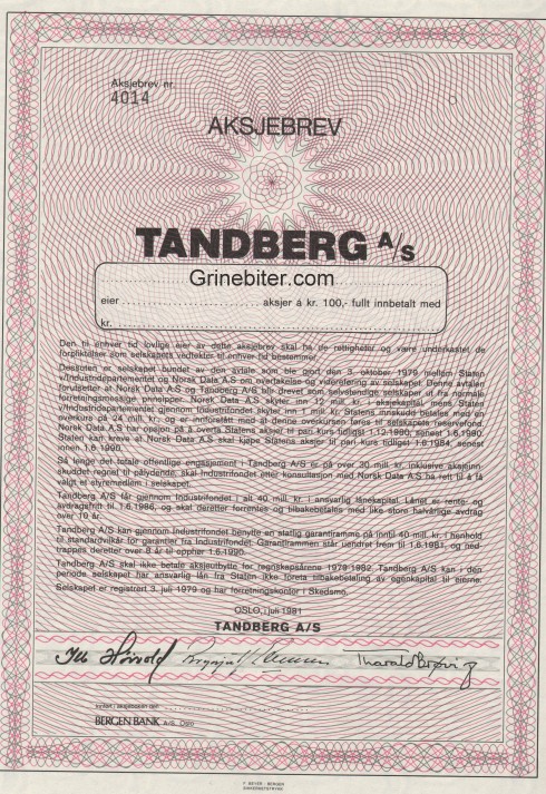 Tandberg


