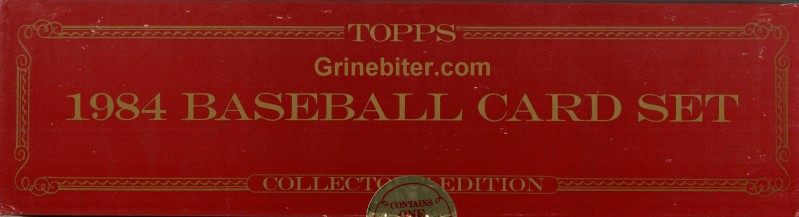 Topps Collector 1984