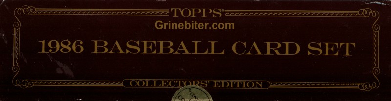 Topps Collector 1986