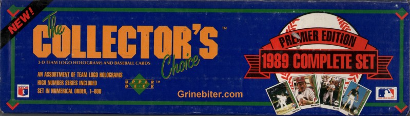 Upper Deck Collector 1989
