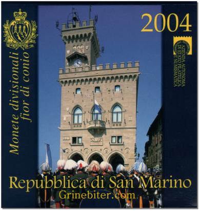 San Marino Coin Coin Set from 2004