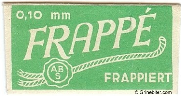 Frappe Razor Blade Wrapper