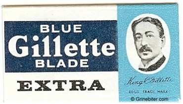 Gillette Razor Blade Wrapper