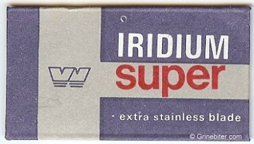 Iridium Extra Razor Blade Wrapper