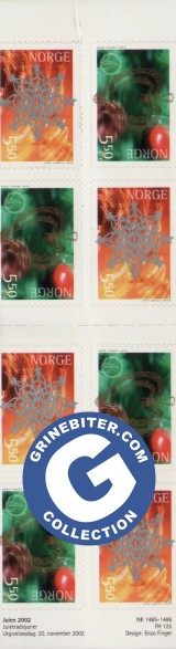 FH125 Julefrimerker 2002 frimerker