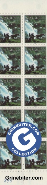 FH51 Hesteskyss ved Briksdalsbreen frimerker