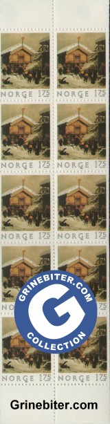 FH58 Norsk juleskikk frimerker