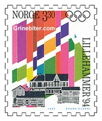 Norske flagget, OL-flagget Lillehammer