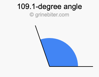 109.1-degree angle