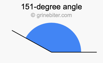 151-degree angle