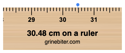 30.48 centimetres sale