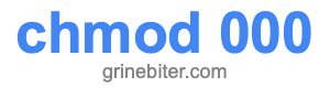 chmod 000 chmod 000