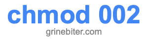 chmod 002 chmod 002
