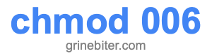 chmod 006 chmod 006