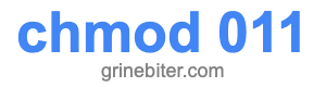 chmod 011 chmod 011