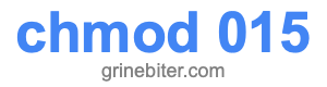 chmod 015 chmod 015