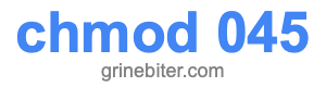 chmod 045 chmod 045