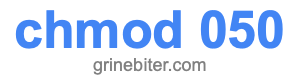 chmod 050
