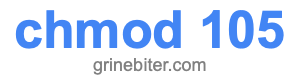 chmod 105