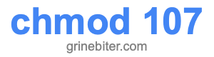 chmod 107
