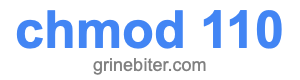 chmod 110 chmod 110