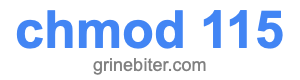 chmod 115