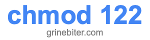 chmod 122