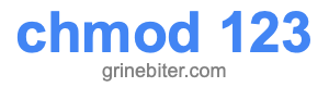 chmod 123 chmod 123