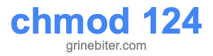 chmod 124 chmod 124