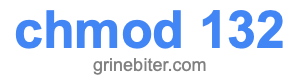 chmod 132 chmod 132