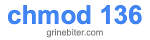 chmod 136