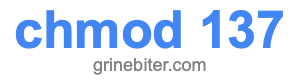 chmod 137