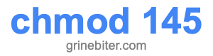 chmod 145