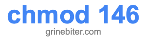 chmod 146