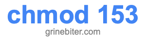 chmod 153