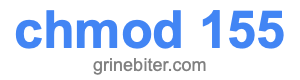 chmod 155 chmod 155