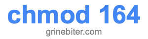 chmod 164 chmod 164