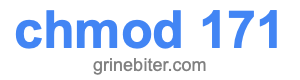 chmod 171 chmod 171