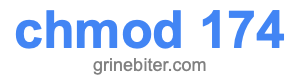 chmod 174 chmod 174