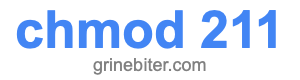 chmod 211 chmod 211
