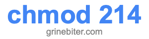 chmod 214 chmod 214