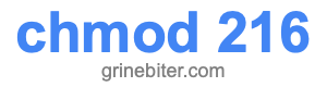 chmod 216 chmod 216