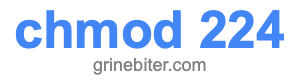 chmod 224 chmod 224