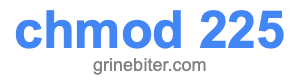 chmod 225 chmod 225