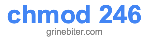 chmod 246 chmod 246