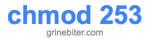 chmod 253 chmod 253