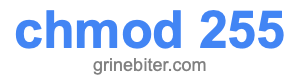 chmod 255 chmod 255