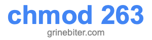 chmod 263 chmod 263